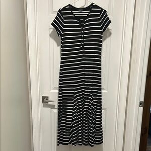 Lauren Ralph Lauren Black and White Casual Maxi dress